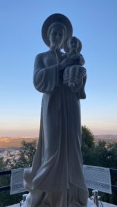 The Virgin Mary of La Vang, in Our Lady Ark of the Covenant Shrine in Kiryat Yearim