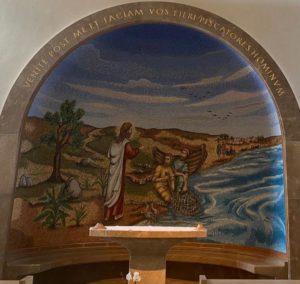 The Calling, altar in Hotel Magdala, Israel