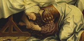 Flemish Master, “The Woman of Bethany,” 1510–1520, Budapest
