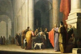 Óleo de Paulus Lesire (segle XVII), Museu Dordrechts (Holanda)