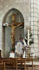 "Jesusman" at Notre Dame, Jerusalem