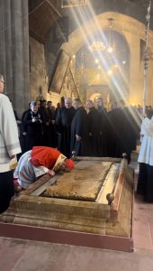 Card. Pierbattista Pizzaballa at the Holy Sepulcher, Holy Week 2025