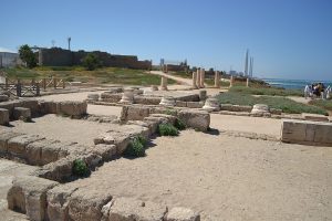 Cesarea Marítima el Palacio del Rey Herodes por Larry Koester