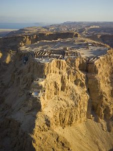 Masada aerial view by Godot13