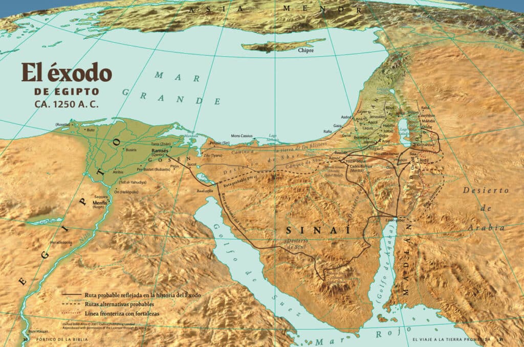 Viaje a la Tierra prometida - EL ÉXODO DE EGIPTO - Pórtico de la Biblia