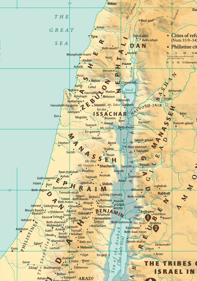 The Tribes of Israel in Canaan